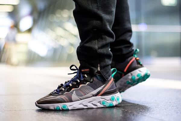 スニーカー NIKE react element 87 NEPTUNE GREEN 26.5 Nike React Element 87 